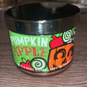 🆑 Pumpkin apple candle, mini candle, bath and body works, Halloween candle